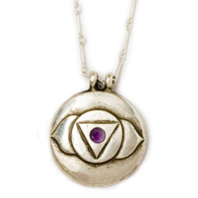 Third Eye Chakra Amulet with chain