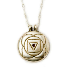 Root Chakra Amulet with chain