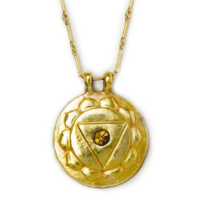 Navel Chakra Amulet with chain