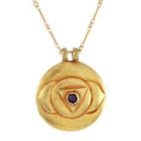 Third Eye Chakra Amulet with chain