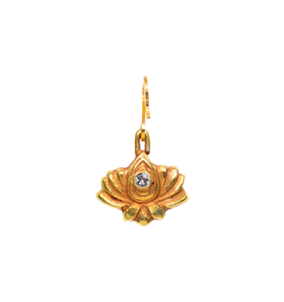 Small Lotus Amulet- Gold
