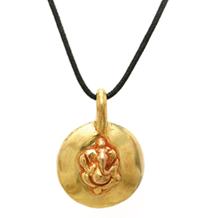 Ganesh Amulet - Gold