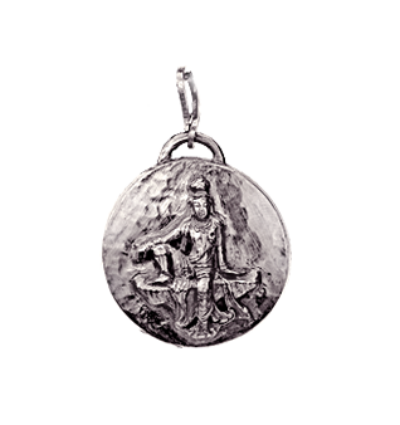 Kwan Yin Amulet - Silver