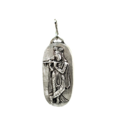 Krishna Amulet - Silver