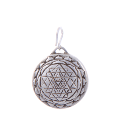 Sri Yantra Amulet - Silver
