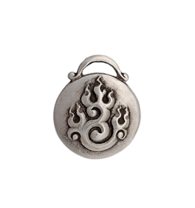 Fire Amulet - Silver