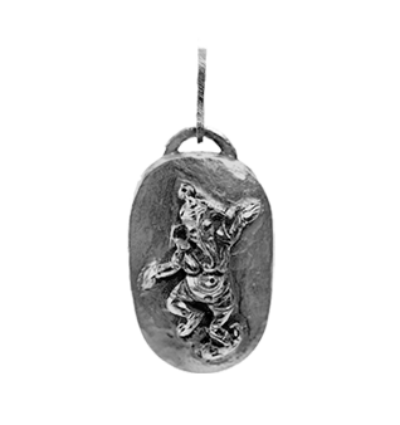  Ganesha Amulet - Silver
