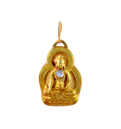 Medicine Buddha Amulet - Gold