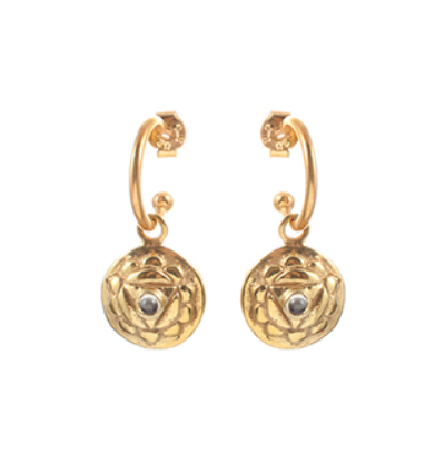 The Manipuraka Earrings - Gold