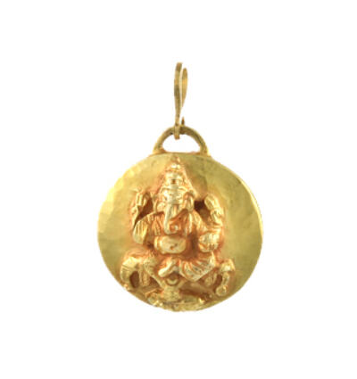  Ganeshtiki Amulet - Gold