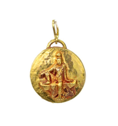 Kwan Yin Amulet - Gold