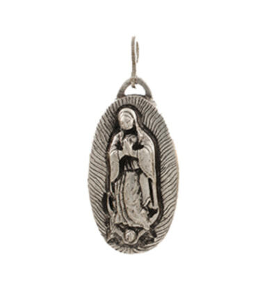 La Virgen de Guadalupe Amulet  - Silver
