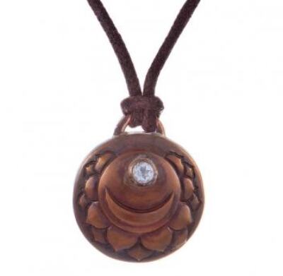 Crown Chakra Amulet with cord - Copper