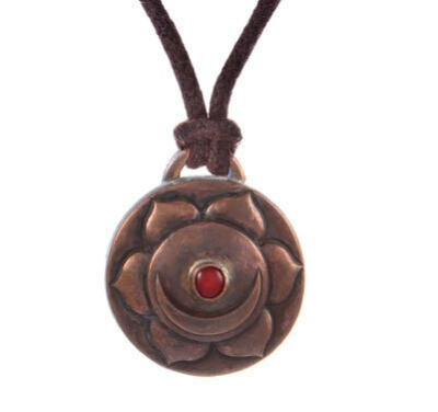 Sex Chakra Amulet with cord - Copper